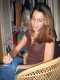 Me signing her cast